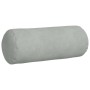 Cojines Bolster 2 pcs Gris Claro Ø 15 x 40 cm Tela de pana