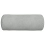 Cojines Bolster 2 pcs Gris Claro Ø 15 x 40 cm Tela de pana
