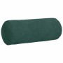 Cojines Bolster 2 pcs Verde oscuro Ø 15 x 40 cm Tela de pana