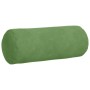Cojines Bolster 2 pcs Verde claro Ø 15 x 40 cm Tela de pana