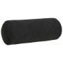 Cojines Bolster 2 pcs Negro Ø 15 x 40 cm Tela de pana