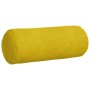 Cojines Bolster 2 pcs Amarillo Ø 15 x 40 cm Tela de pana
