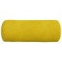 Cojines Bolster 2 pcs Amarillo Ø 15 x 40 cm Tela de pana