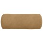 Cojines Bolster 2 pcs Marrón Ø 15 x 40 cm Tela de pana