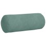 Cojines Bolster 2 pcs Verde Mar Ø 15 x 40 cm Tela de pana