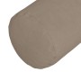Cojines Bolster 2 pcs Taupé Ø 15 x 40 cm Tela de microfibra