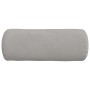 Cojines Bolster 2 pcs Gris Claro Ø 15 x 40 cm