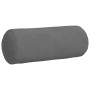Cojines Bolster 2 pcs Gris oscuro Ø 15 x 40 cm