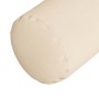 Cojines Bolster 2 pcs Beige Ø 15 x 40 cm Tela de microfibra