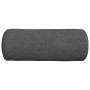Cojines Bolster 2 pcs Gris oscuro Ø 15 x 40 cm Tela de pana