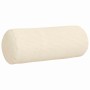 Cojines Bolster 2 pcs Crema Ø 15 x 40 cm Tela de pana