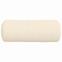 Cojines Bolster 2 pcs Crema Ø 15 x 40 cm Tela de pana