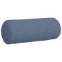 Cojines Bolster 2 pcs Azul Ø 15 x 40 cm Tela de pana