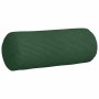 Cojines Bolster 2 pcs Verde oscuro Ø 15 x 40 cm Tela de pana