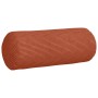 Cojines Bolster 2 pcs Rojo Naranja Ø 15 x 40 cm Tela de pana