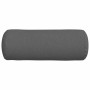 Cojines Bolster 2 pcs Gris oscuro Ø 25 x 70 cm tela