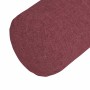 Cojines Bolster 2 pcs Rojo vino Ø 25 x 70 cm tela