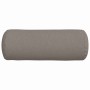 Cojines Bolster 2 pcs Taupé Ø 25 x 70 cm tela