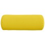 Cojines Bolster 2 pcs Amarillo Claro Ø 25 x 70 cm tela