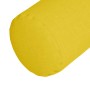 Cojines Bolster 2 pcs Amarillo Claro Ø 25 x 70 cm tela