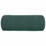 Cojines Bolster 2 pcs Verde oscuro Ø 25 x 70 cm Tela de pana