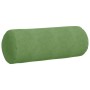 Cojines Bolster 2 pcs Verde claro Ø 25 x 70 cm Tela de pana