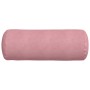 Cojines Bolster 2 pcs Rosa Ø 25 x 70 cm Tela de pana