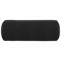 Cojines Bolster 2 pcs Negro Ø 25 x 70 cm Tela de pana