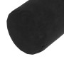 Cojines Bolster 2 pcs Negro Ø 25 x 70 cm Tela de pana