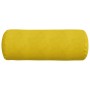 Cojines Bolster 2 pcs Amarillo Ø 25 x 70 cm Tela de pana