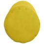 Cojines Bolster 2 pcs Amarillo Ø 25 x 70 cm Tela de pana
