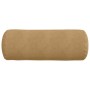 Cojines Bolster 2 pcs Marrón Ø 25 x 70 cm Tela de pana