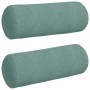 Cojines Bolster 2 pcs Verde Mar Ø 25 x 70 cm Tela de pana