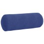 Cojines Bolster 2 pcs Azul Policía Ø 25 x 70 cm Tela de pana