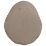 Cojines Bolster 2 pcs Taupé Ø 25 x 70 cm Tela de microfibra