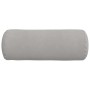 Cojines Bolster 2 pcs Gris Claro Ø 25 x 70 cm