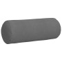 Cojines Bolster 2 pcs Gris oscuro Ø 25 x 70 cm