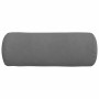 Cojines Bolster 2 pcs Gris oscuro Ø 25 x 70 cm