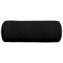 Cojines Bolster 2 pcs Negro Ø 25 x 70 cm Tela de microfibra