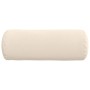 Cojines Bolster 2 pcs Beige Ø 25 x 70 cm Tela de microfibra