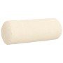 Cojines Bolster 2 pcs Crema Ø 25 x 70 cm Tela de pana