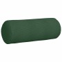 Cojines Bolster 2 pcs Verde oscuro Ø 25 x 70 cm Tela de pana