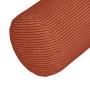 Cojines Bolster 2 pcs Rojo Naranja Ø 25 x 70 cm Tela de pana