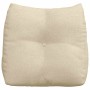 Cojín de Espalda Crema 45 x 24 x 50 cm tela
