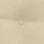 Cojín de Espalda Crema 45 x 24 x 50 cm tela