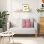 Cojín de Espalda Rosa 45 x 24 x 50 cm Terciopelo