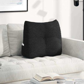 Cojín de Espalda Negro 60 x 24 x 50 cm tela