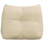 Cojín de Espalda Crema 60 x 24 x 50 cm tela