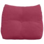 Cojín de Espalda Rojo vino 60 x 24 x 50 cm Terciopelo