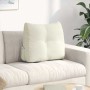 Cojín de Espalda Crema 60 x 24 x 50 cm Terciopelo